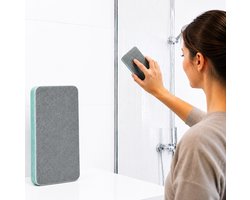 Kalkverwijderaar Spons Set – 3 Stuks – Glasreiniger voor Douchewand, Spiegel, Ramen & Tegels – Reinigingsspons tegen Kalkaanslag en Watervlekken – EVA – Groen