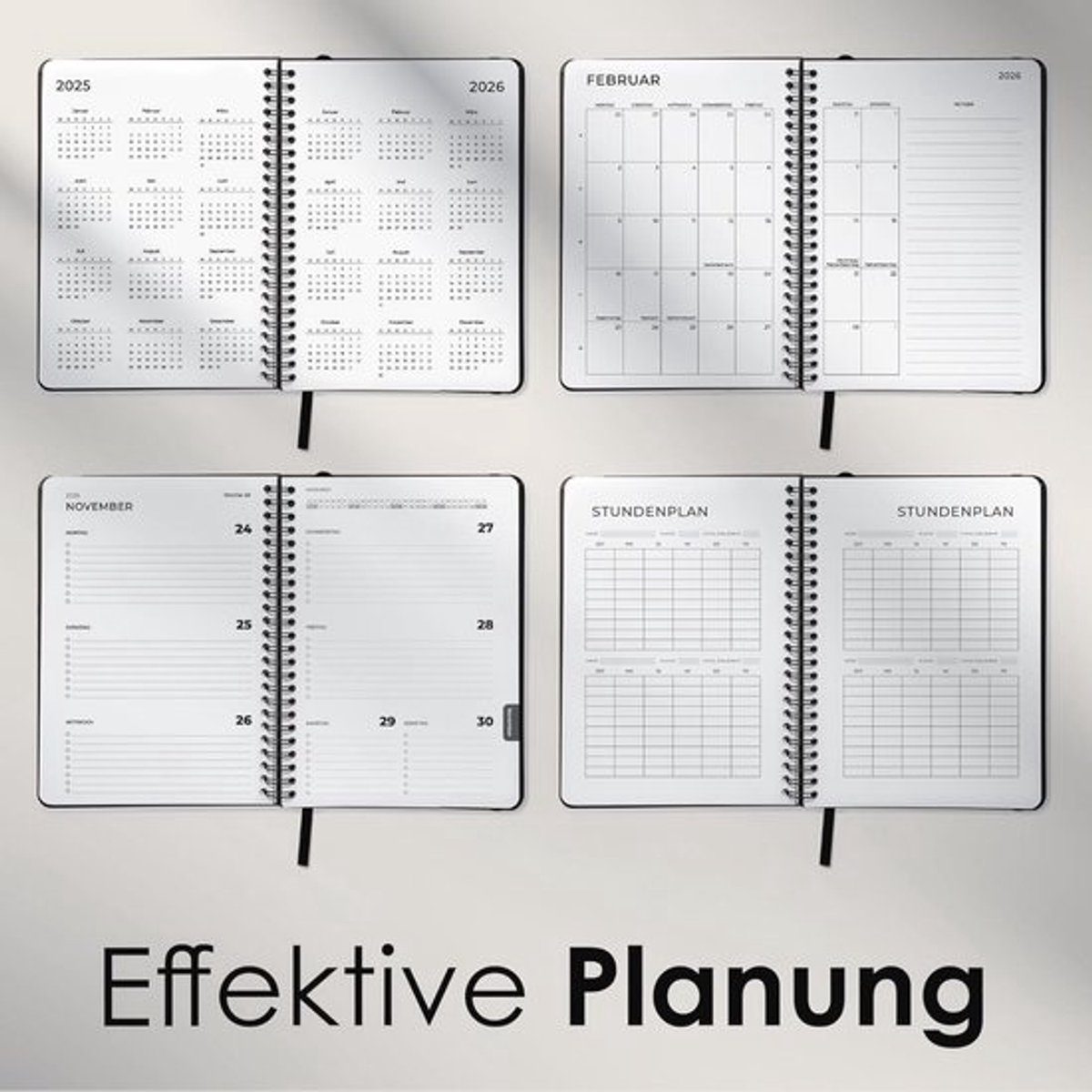 A4 Afsprakenkalender 2026 - Weekplanner en Studentenplanner - Minimalistische Agenda voor Efficiënte Organisatie