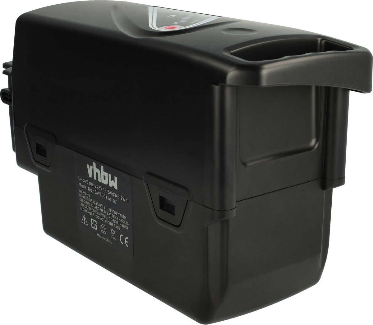 vhbw-accu compatibel met Raleigh-e-bike (13,2 Ah, 25,2 V, Li-Ion) - Zwart