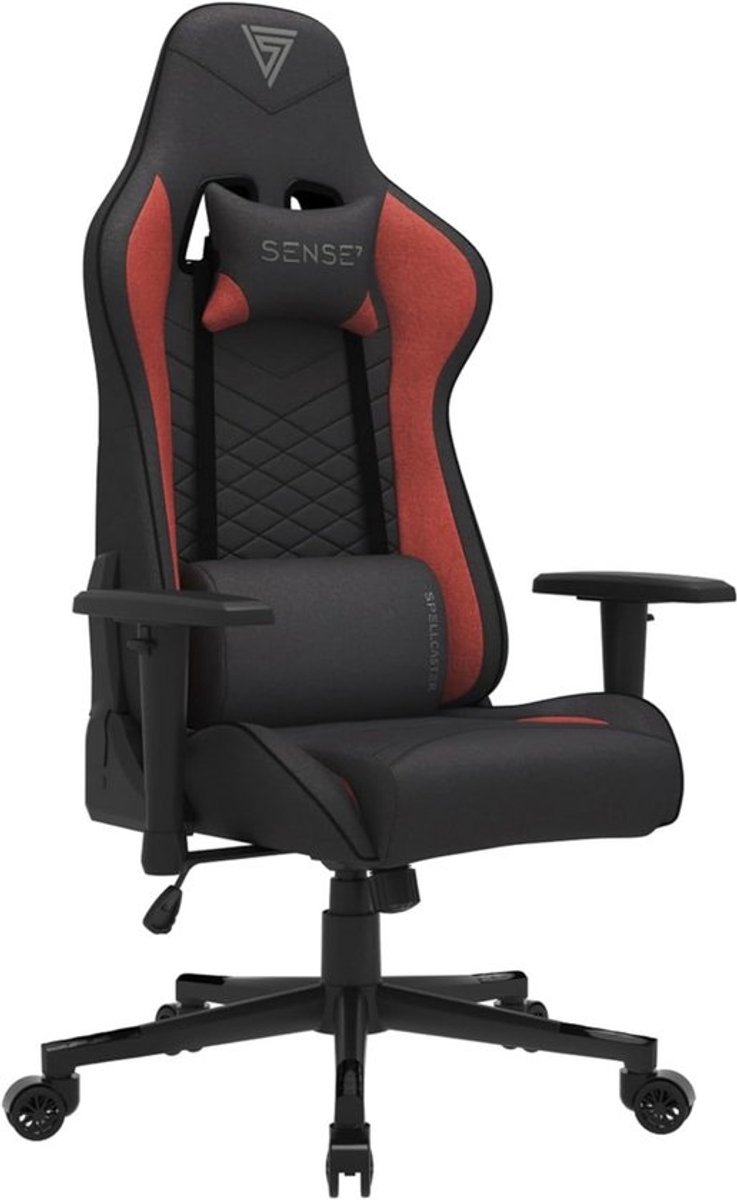 Ergonomische Gaming Stoel in Zwart en Rood voor Urenlang Speelplezier