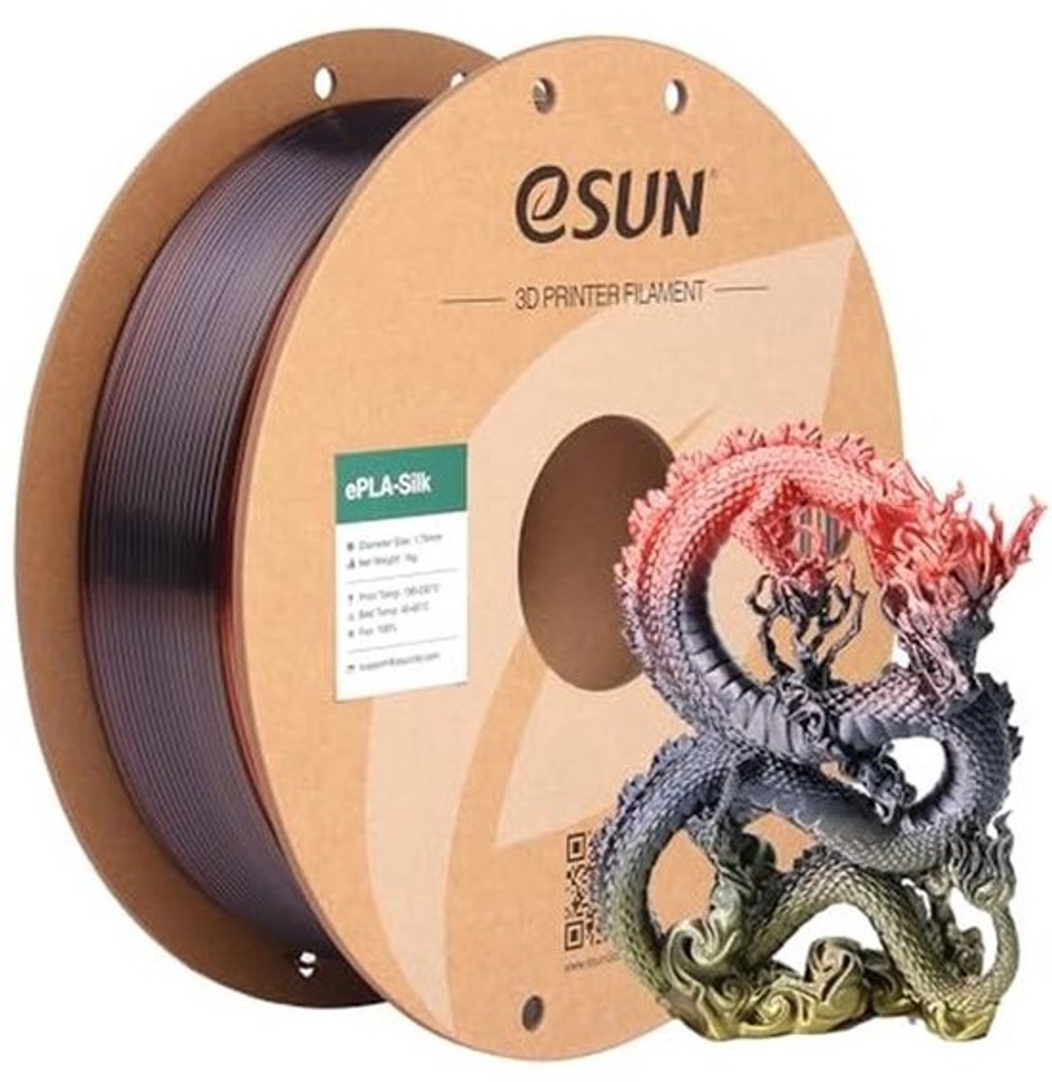 Multicolor 3D Printer Filament 1.75mm voor Het Creëren van Unieke Regenboogontwerpen
