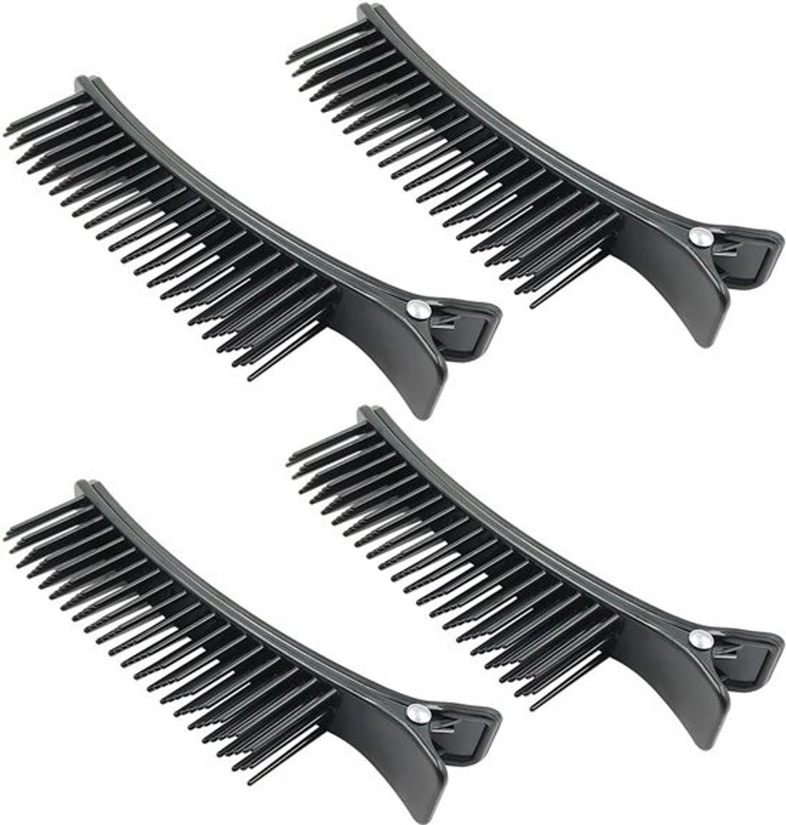 Professionele Haar Clips voor Secties en Knippen (4 Stuks) - Sterke Grip Alligator Clips