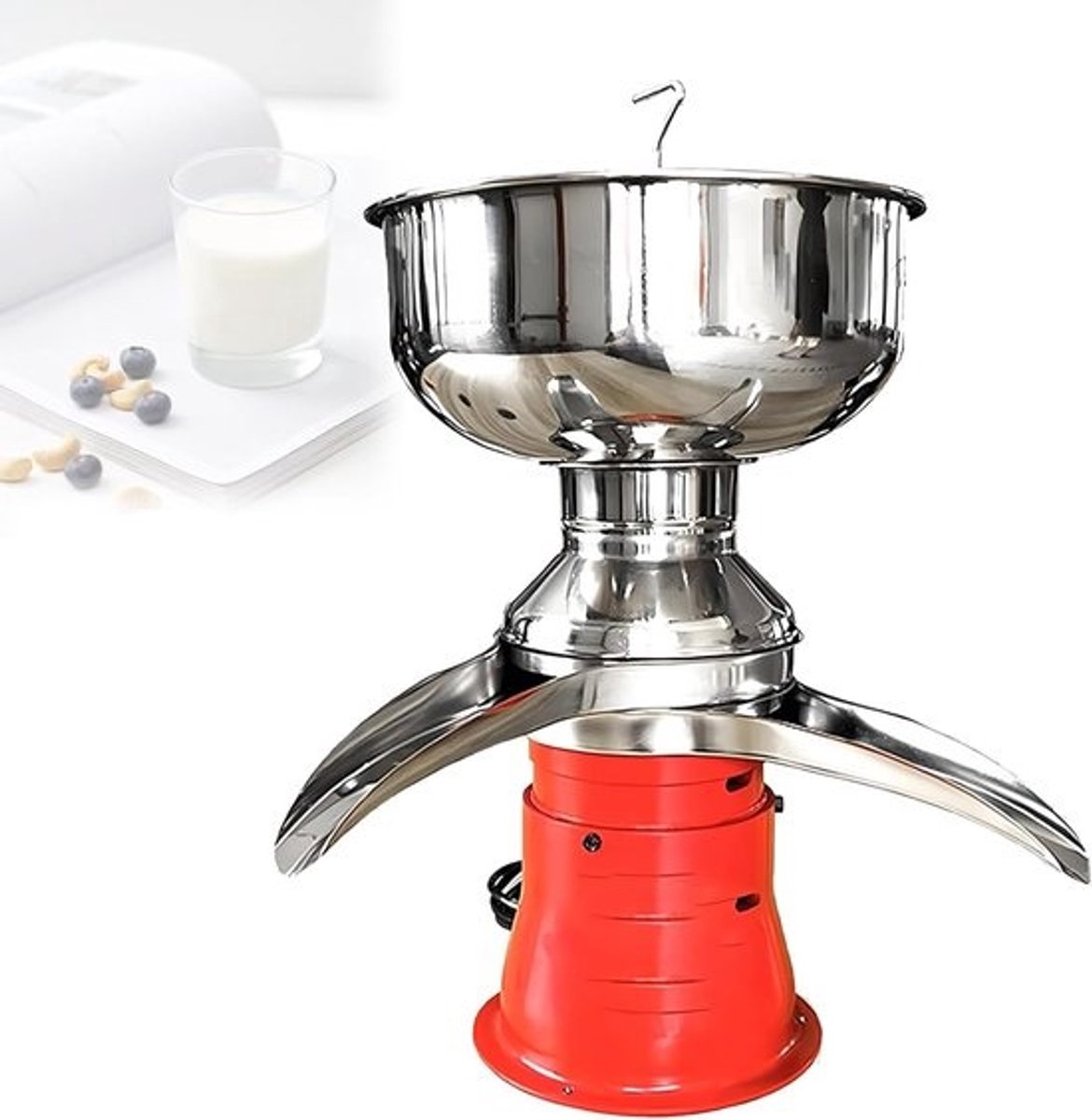 Elektrische Melkroomscheider - Zuivel Separator - Melk Verwerken - Instelbare Snelheid 11000 Tpm - 48x32x22.5 Cm