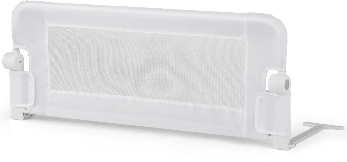 SureDeal® - Bedhekje - Opvouwbaar - Bedden Bedrail - Afneembare Hoes - Riem Veiligheidsrail - Verschillende Bedtypes Wit - 105x38x43 cm - Wit