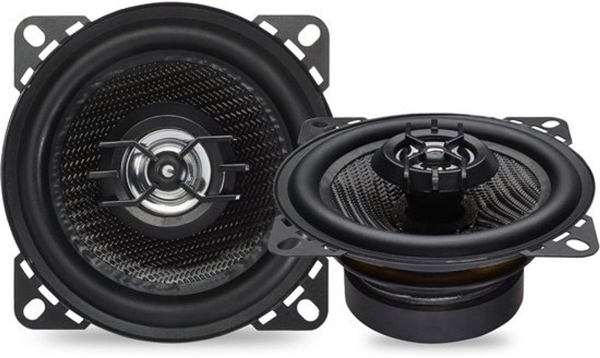 Set van 2 Auto Speakers 10cm Coaxiaal 2-weg 80W - Krachtig Geluid voor Elke Auto