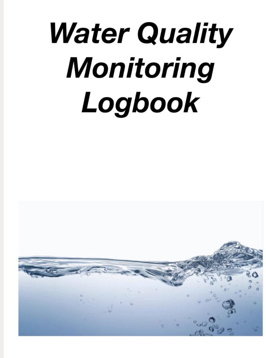 Water Quality Monitoring Logbook - ShopVlot