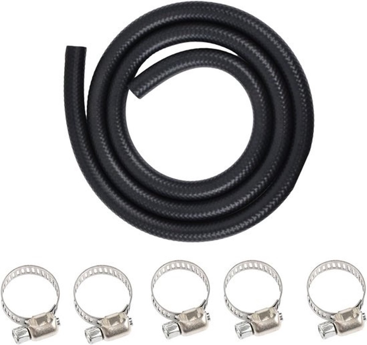 Benzineslang 6mm Binnendiameter met Klemmen voor Grasmaaier, Auto en Kleine Motoren