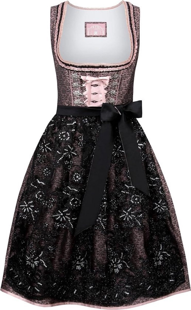 Traditioneel Dirndl Jurk in Oudroze voor Dames - Feestkleding