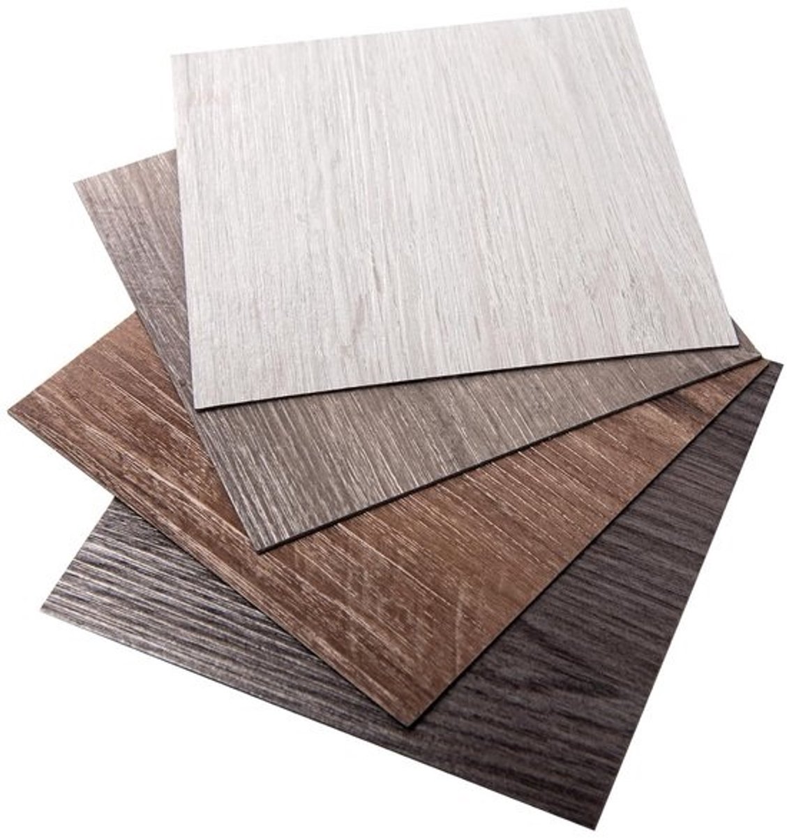 Zelfklevende Vloertegels PVC Houtlook - Waterdichte Vinyl Planken voor Keuken en Slaapkamer