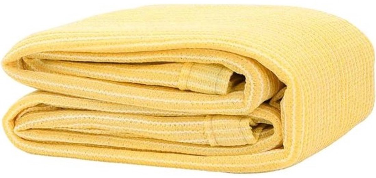 Tenttapijt - Campingmat buiten - Kampeerverblijf comfort - Ademend en waterdoorlatend - 250 x 450 cm - Beige