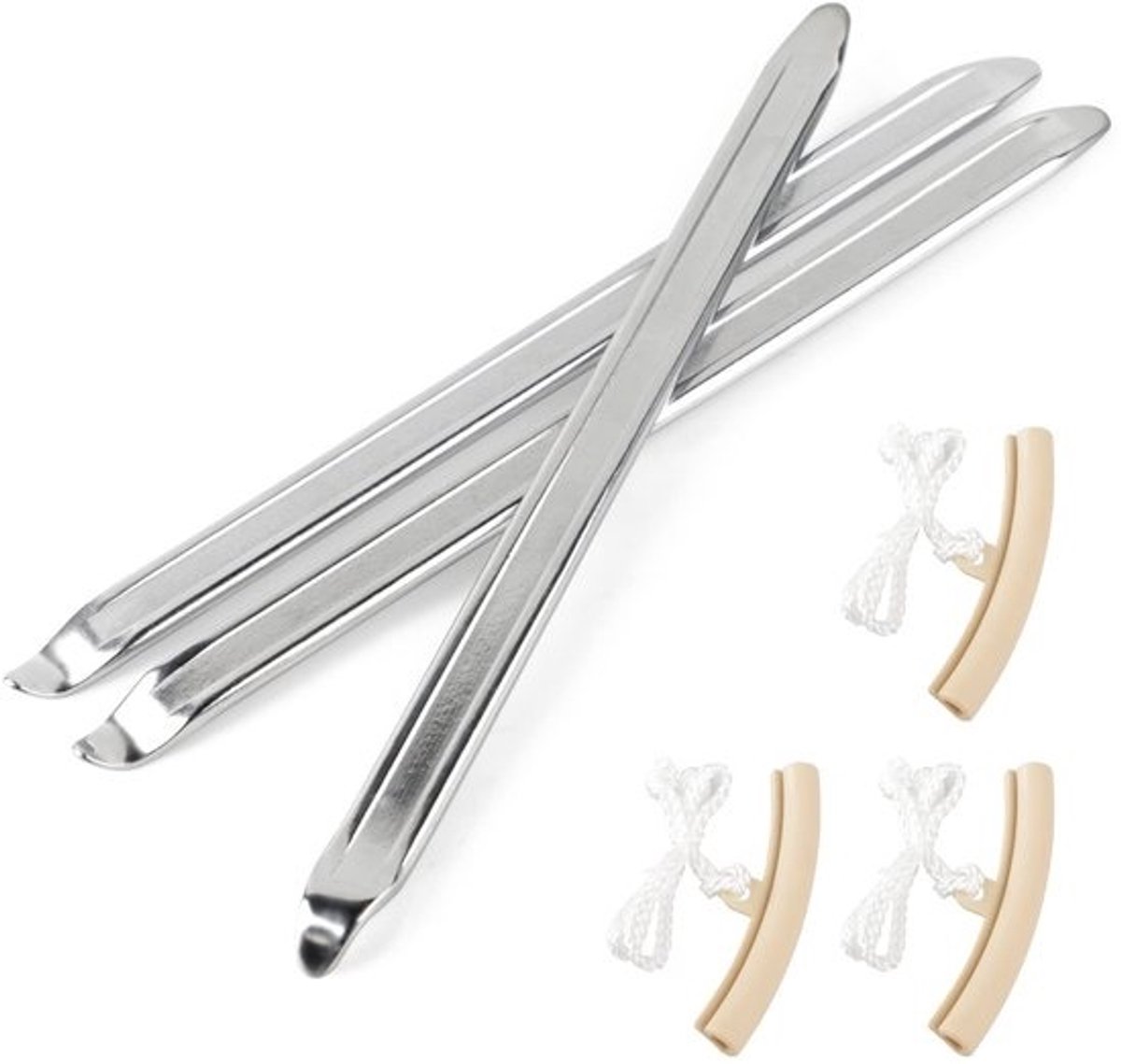 MTTProducts - Bandenmontage Levers - 3 Stuks - Hoogwaardige Staal - 30cm - Tyre Mounting Irons - Geschikt voor Auto en Motor - Tyre Remover