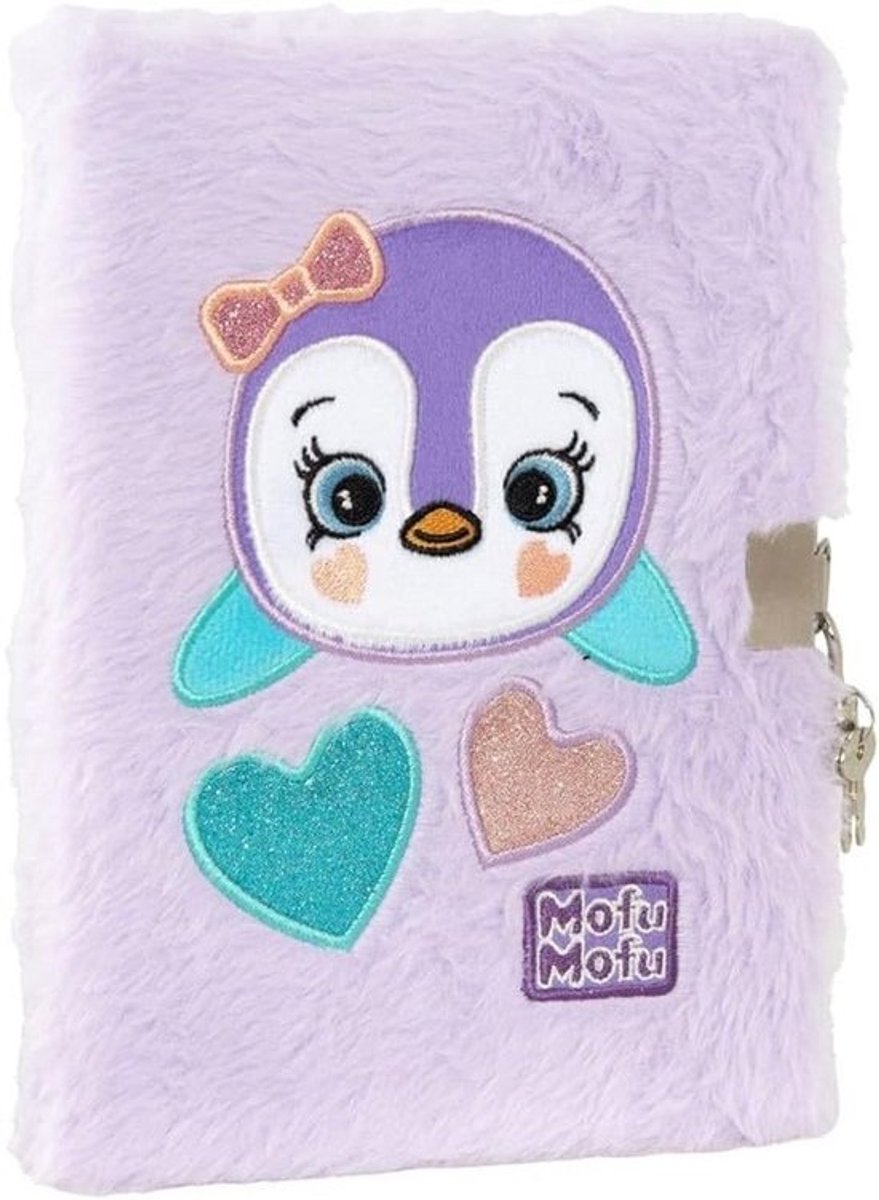 Dagboek met slot en gekleurde stickers voor meisjes, ideaal voor geheimen en schrijven