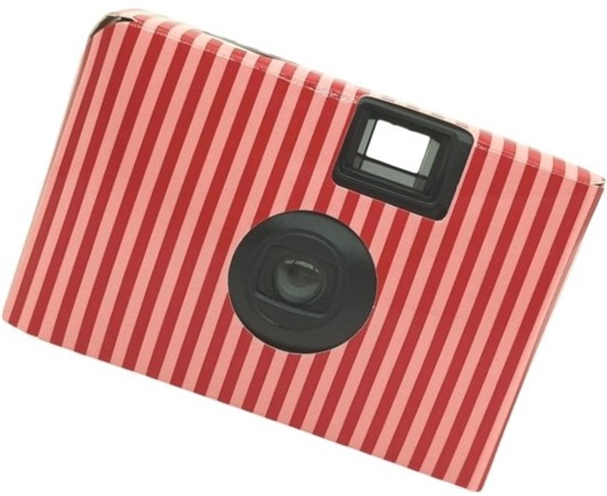 Wegwerp Filmcamera - Kindvriendelijk - Spontane Momenten - Voorgeladen Zwart-wit - 90x56mm - Wit