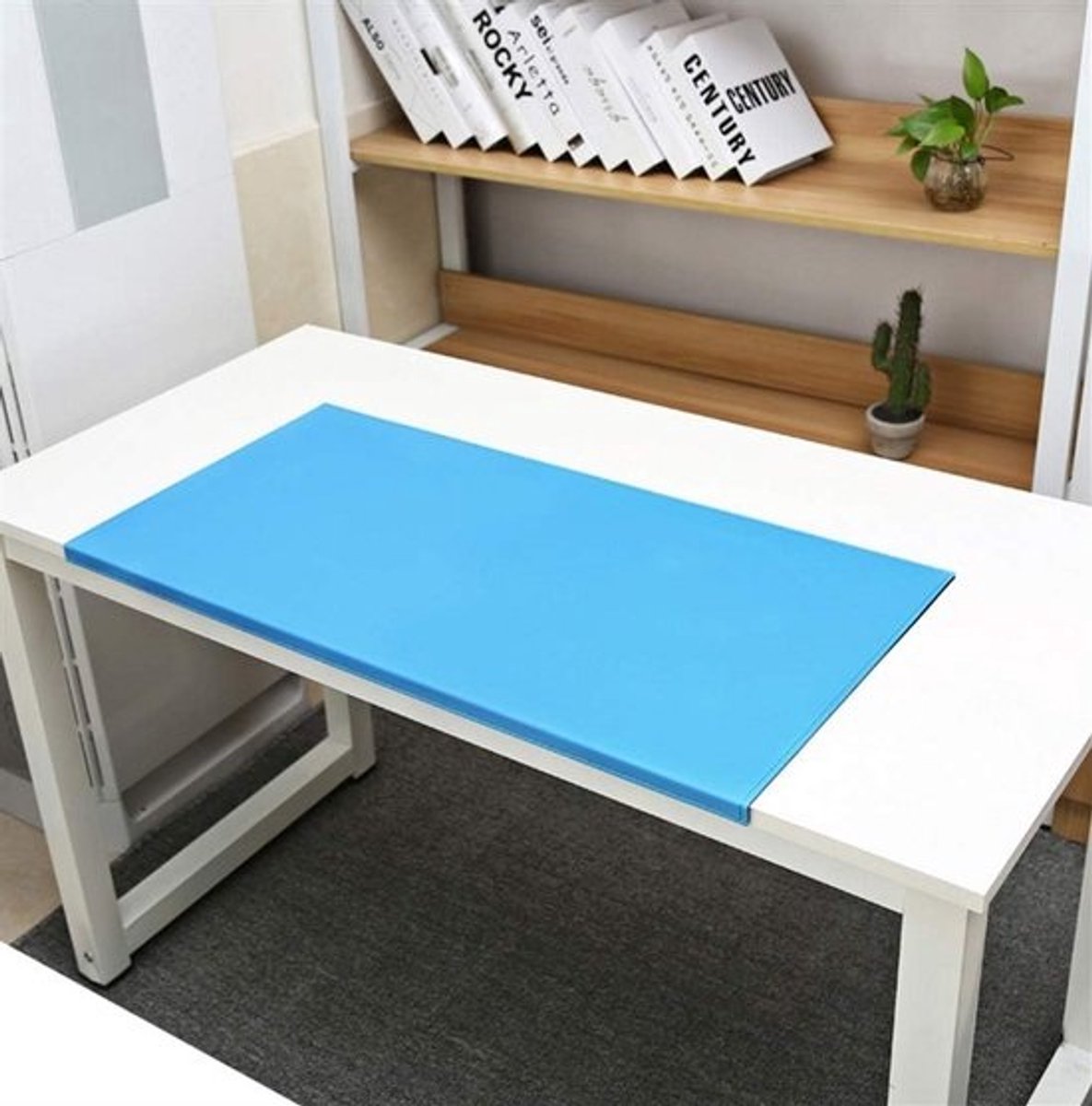 Extra Grote Bureaumat met Randbescherming - Waterdicht & Antislip Bureauonderlegger voor PC en Laptop