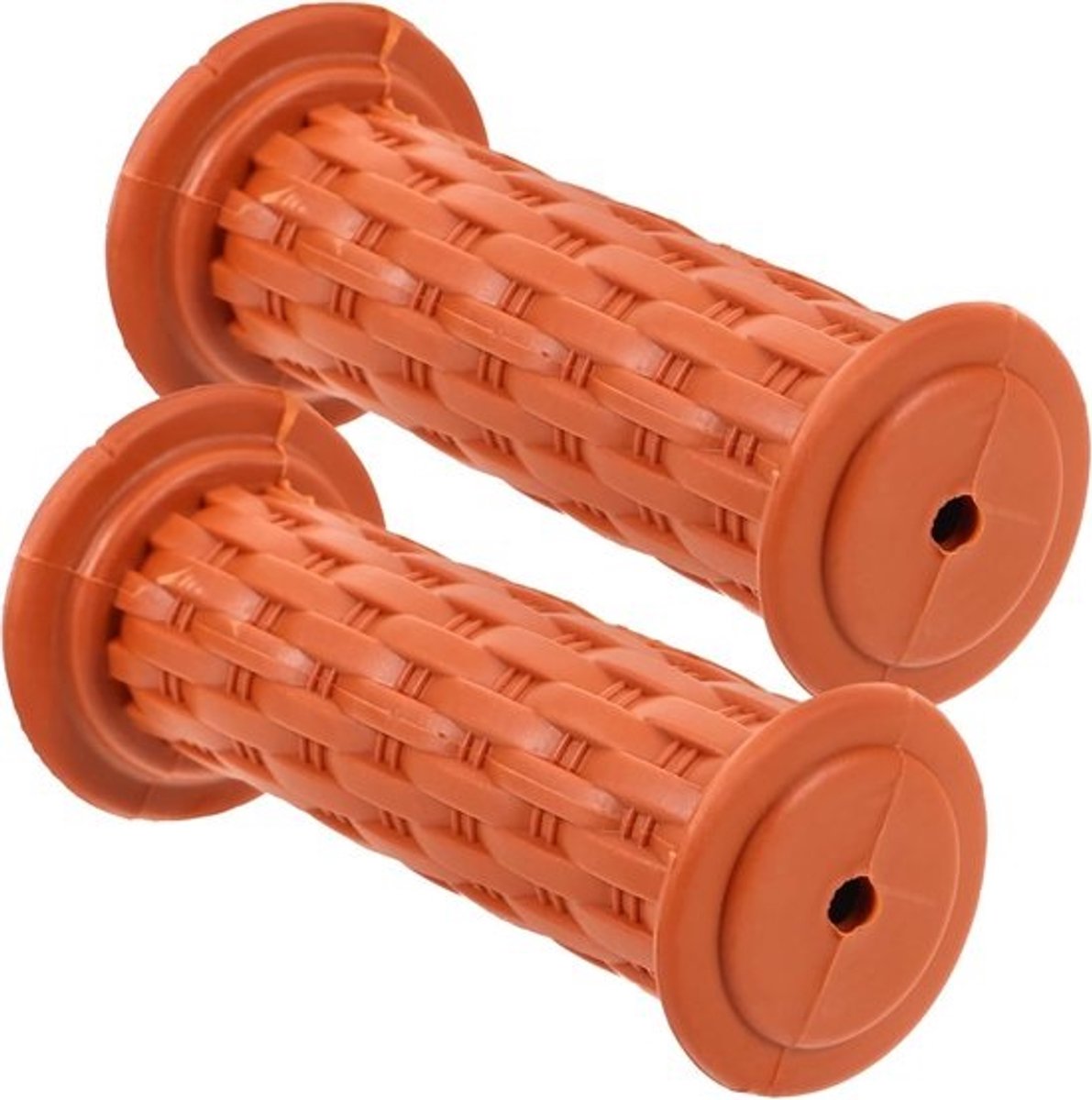 Fietsstuurhoezen - Handvatten - Kinderfietsen - Antislip Grip - 9x4.5cm - Bruin