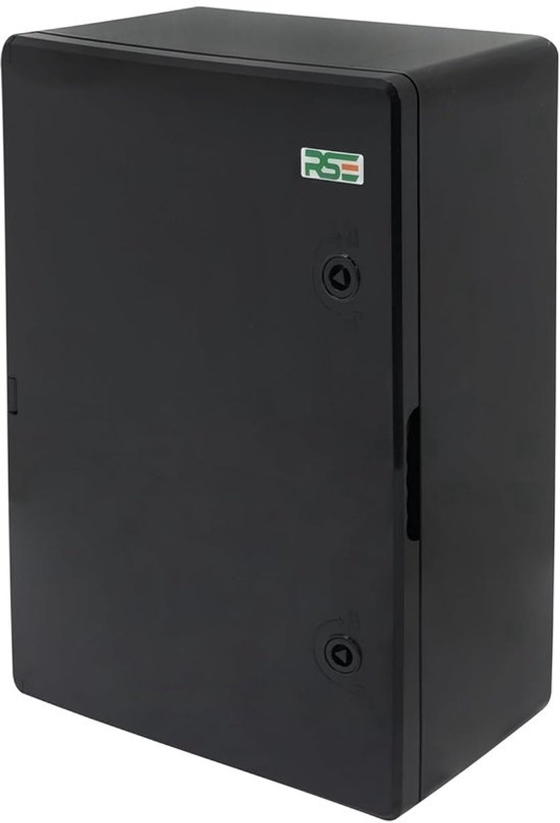 Kunststof Behuizing - Wandkast Elektronica - Industriële Beveiliging - IP65 Waterdicht - 350x500x190 mm - Zwart