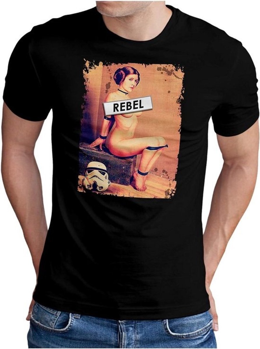 Heren T-shirt met Filmmotief | Sci-Fi Pinup Stormtroopers Print | Katoen | Maten S-5XL