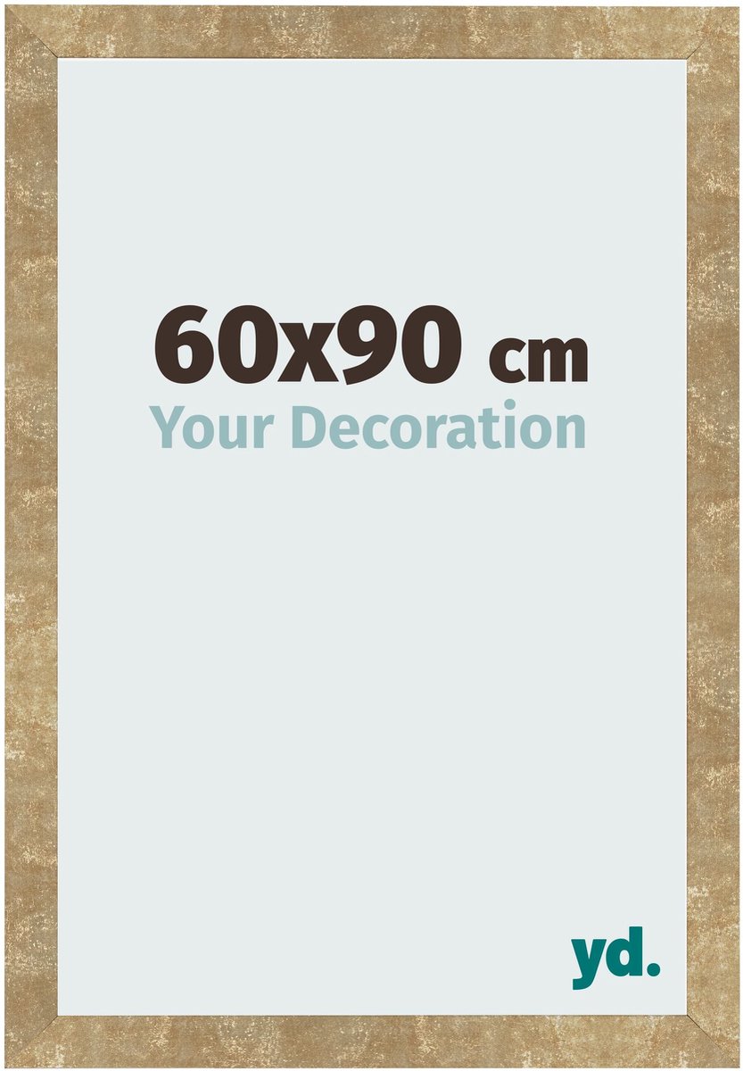 Your Decoration - Fotolijst 60x90 cm - MDF - Goud Antiek - Bologna