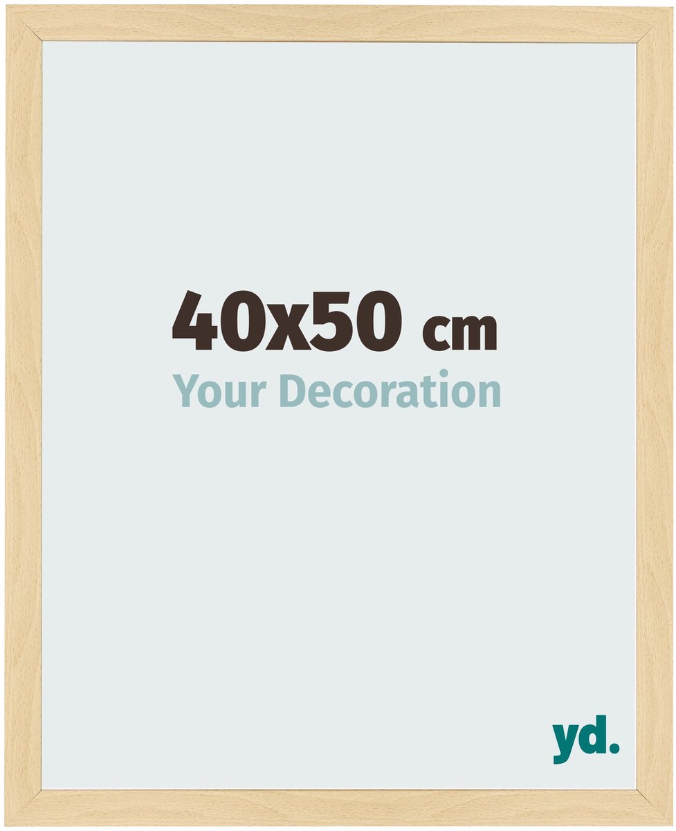 Your Decoration - Fotolijst 40x50 cm - MDF - Beuken Decor - Bologna