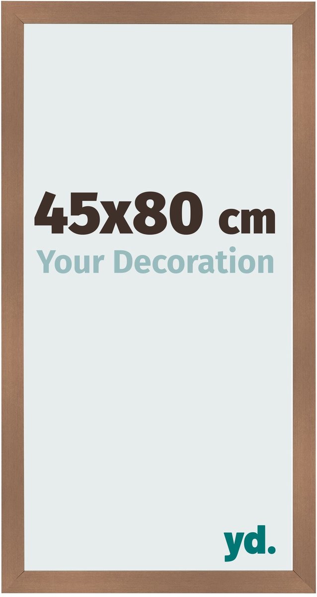 Your Decoration - Fotolijst 45x80 cm - MDF - Koper Decor - Bologna