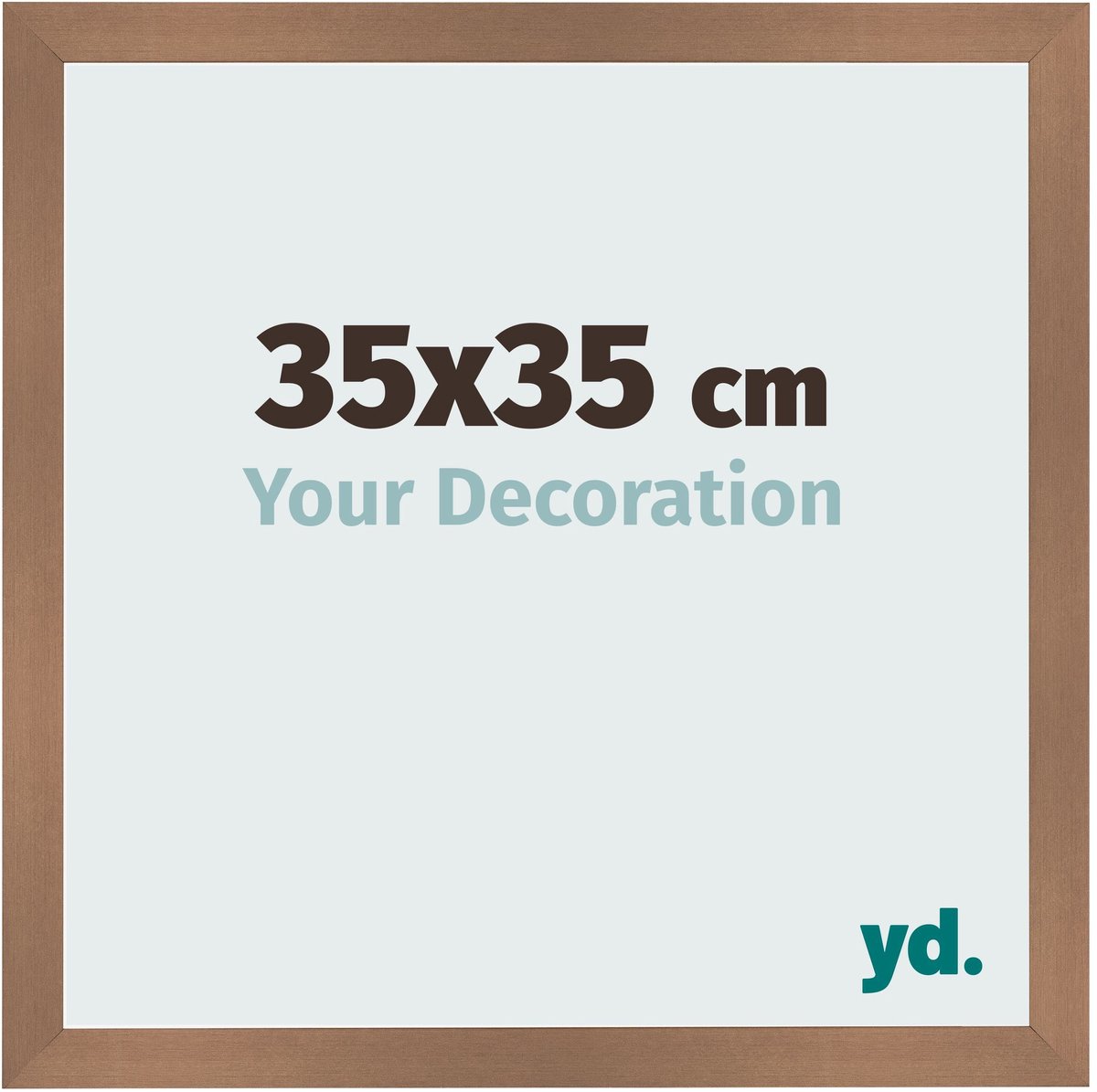 Your Decoration - Fotolijst 35x35 cm - MDF - Koper Decor - Bologna