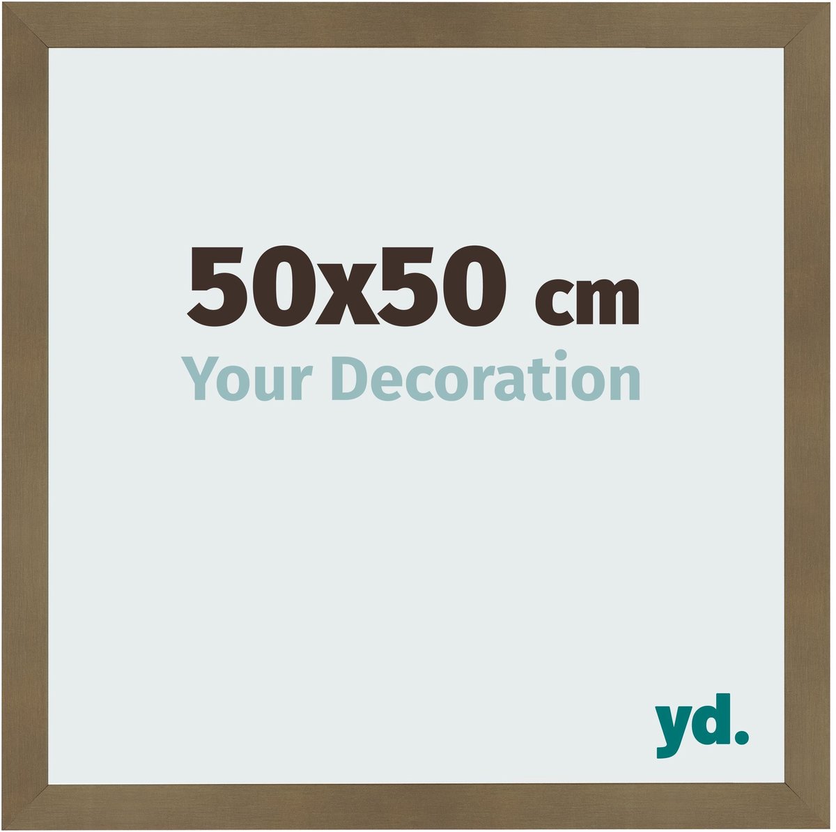 Your Decoration - Fotolijst 50x50 cm - MDF - Brons Decor - Bologna