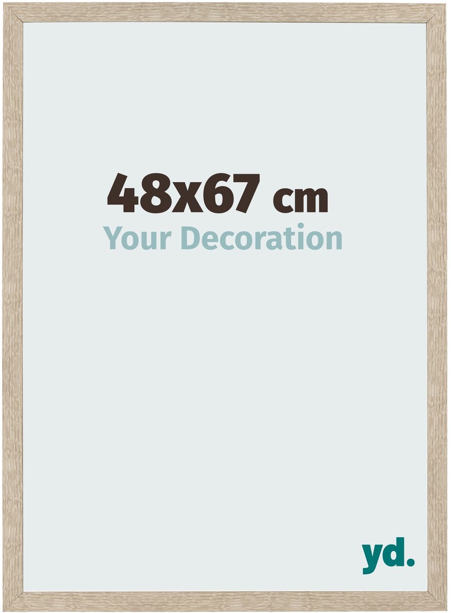 Your Decoration - Fotolijst 48x67 cm - MDF - Sonoma Eiken - Bologna