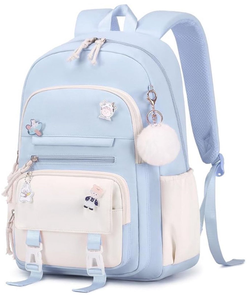 DailySupplies® Boekentas Meisjes Lagere School - Schooltas Eersteleerjaar Groot - 32x15x45 - Blauw