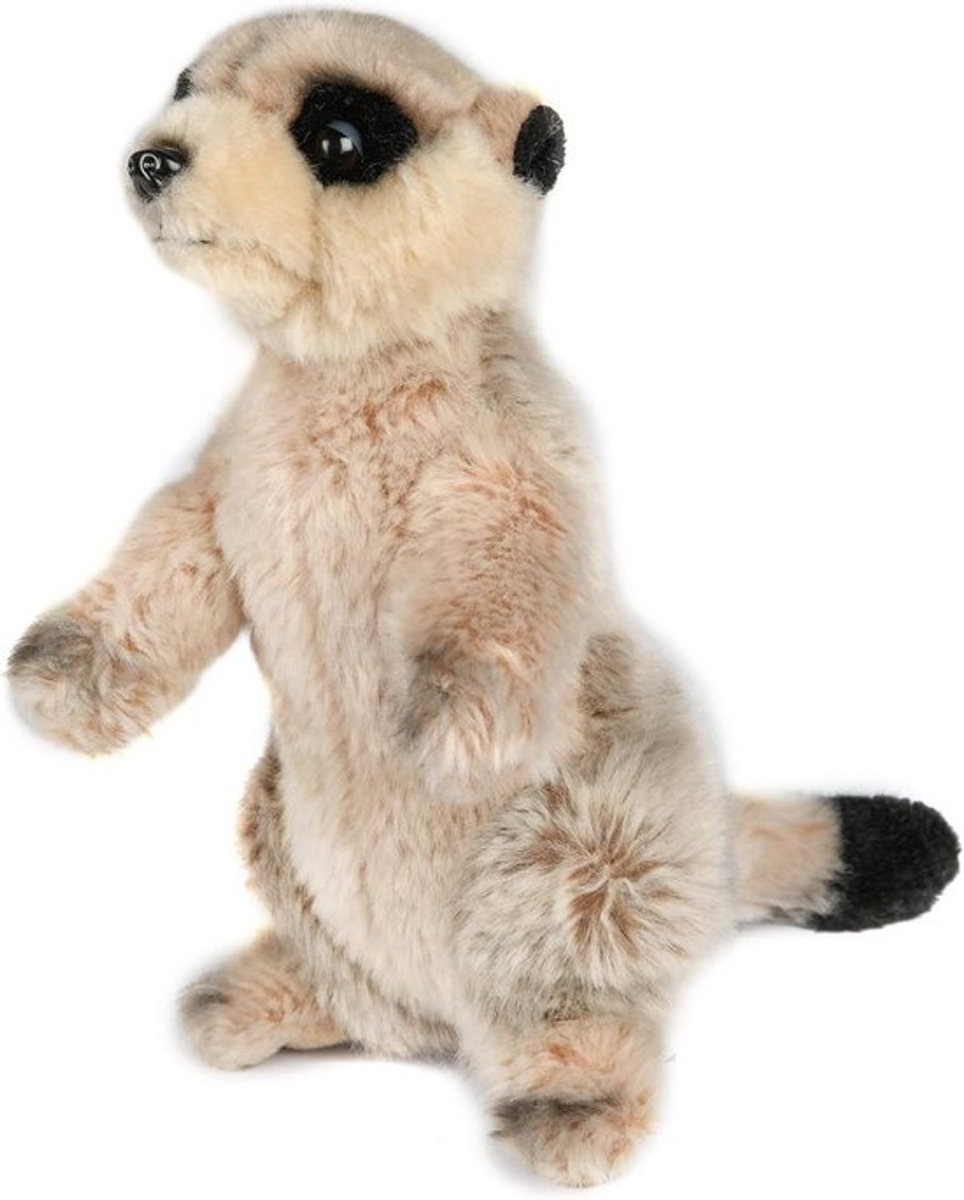 Knuffel Stokstaartje - Pluche Dier - 19 cm Hoog