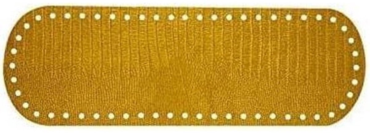 Tas Bodem - Onderkant Tas - Tassen Maken - Stijf Met Gaten - 30 x 10 cm - C Pythongeel