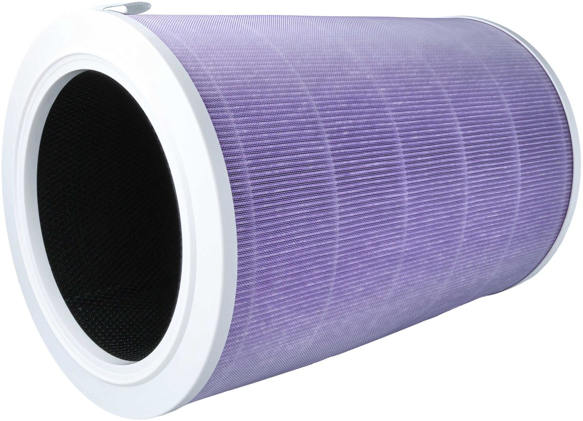vhbw HEPA-filter compatibel met Xiaomi Mi Air Purifier 2 luchtreiniger - vervangingsfilter met geïntegreerd actief koolstoffilter, antibacterieel