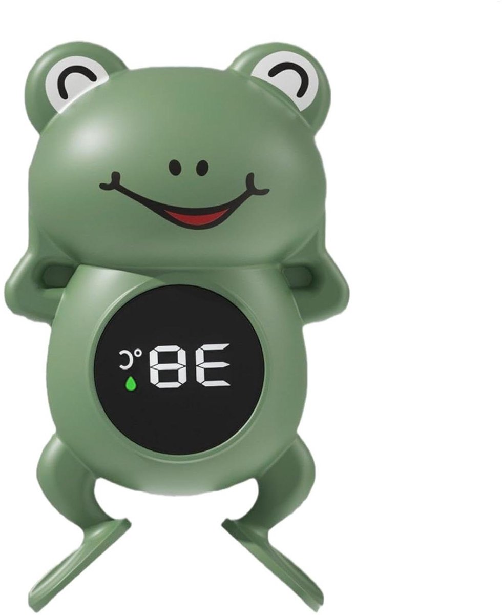 Badthermometer Baby - Badtemperatuurmeter Speelgoed - Veilig Baden - Driekleurige Herinnering - 148 x 144 x 58 cm - Groen