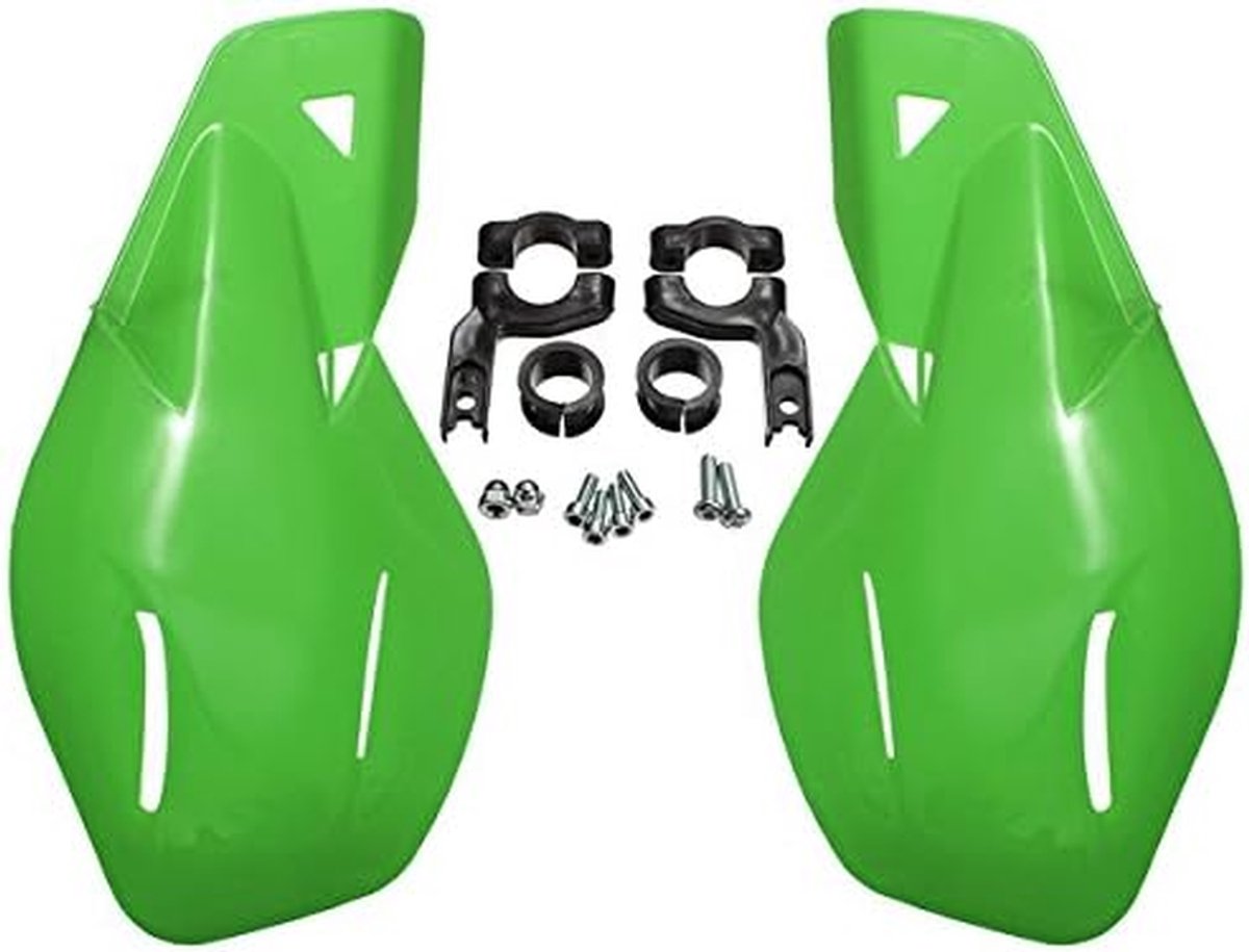 Handbescherming Motorfiets - Stuur Protectors - Bescherming Tijdens Rijden - Universele Pasvorm - 22 mm Stuurdiameter - Groen
