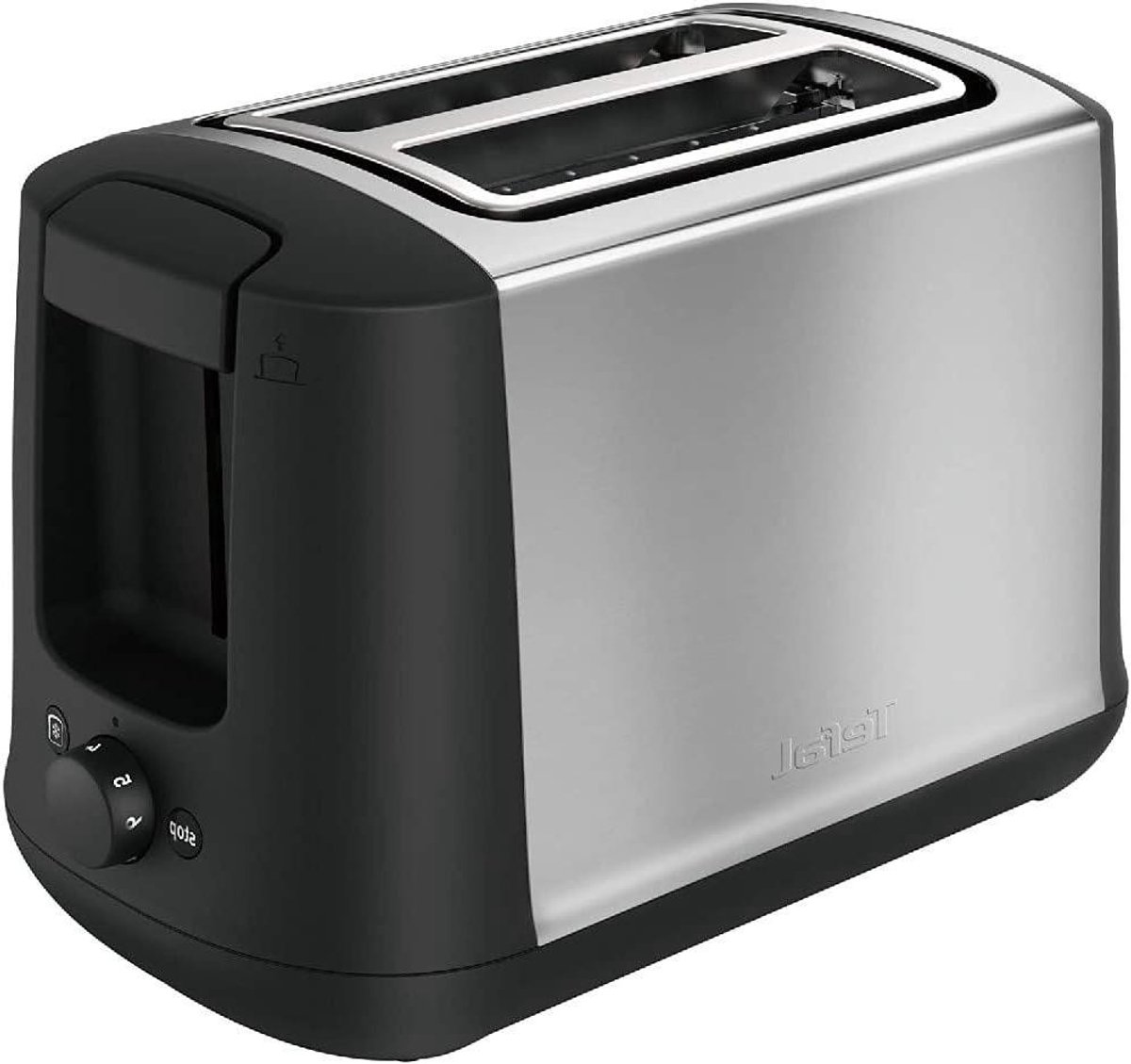 Broodrooster - Toastapparaat - Ontbijt Bereiden - Verstelbare Bruining - 2 Sleuven - Zwart