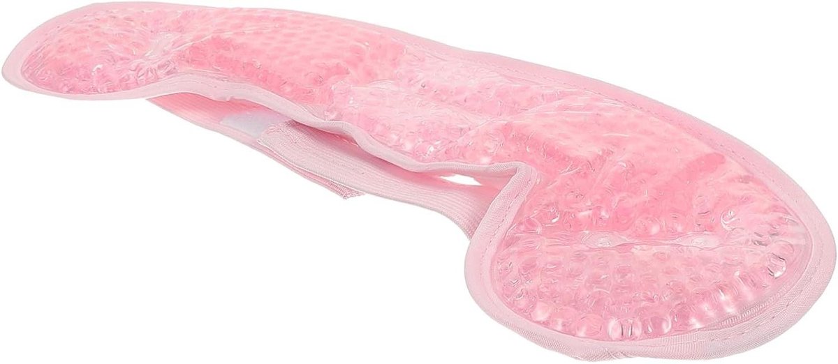 Hoofdband Koeltas - Ijszak Hoofd - Verkoeling Blessures - Zelfklevend - 295 x 105 cm - Roze