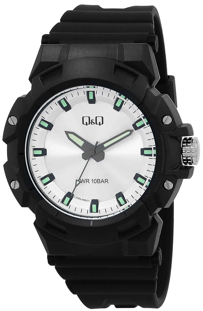Q&Q Herenhorloge kunststof 10 ATM