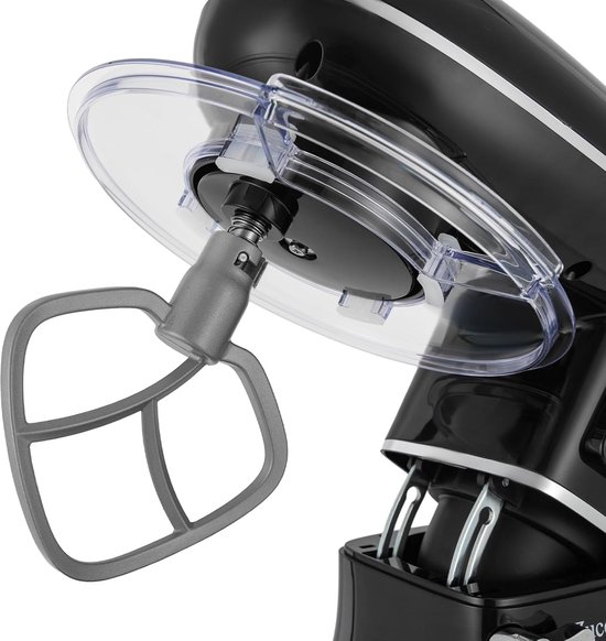 Keukenmachine - Deegmachine Mixer - Bakken En Koken - Lcd Display Timer - 6.2 Liter Kom - Zwart — afbeelding 4