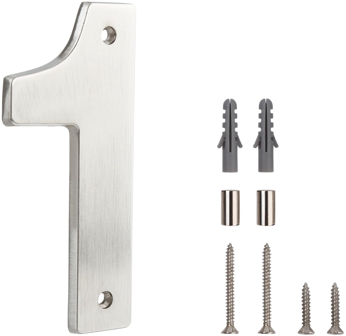 Dailygoods - Zwevend Huisnummer 5 inch - Modern en Duurzaam voor Eenvoudige Installatie