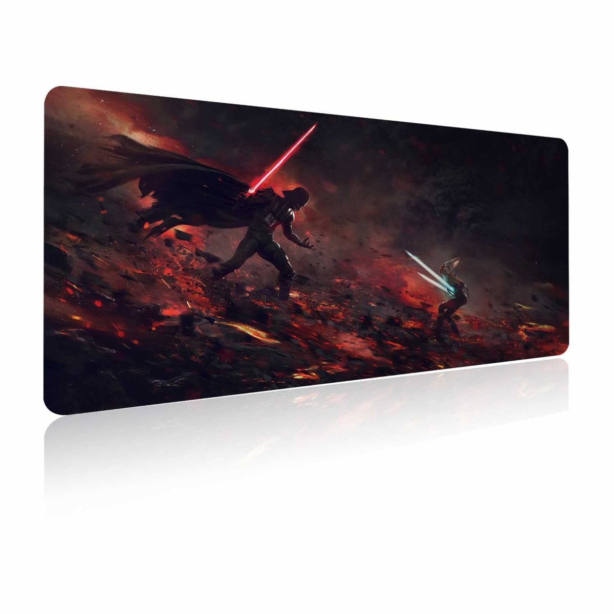 Dailygoods - XXL Gaming Mouse Pad Ahsoka-Tano Vs Father - Extra Large Desk Mat