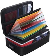 Dailygoods - Brandveilige Documententas met Slot - 7 Opbergvakken - Waterdicht