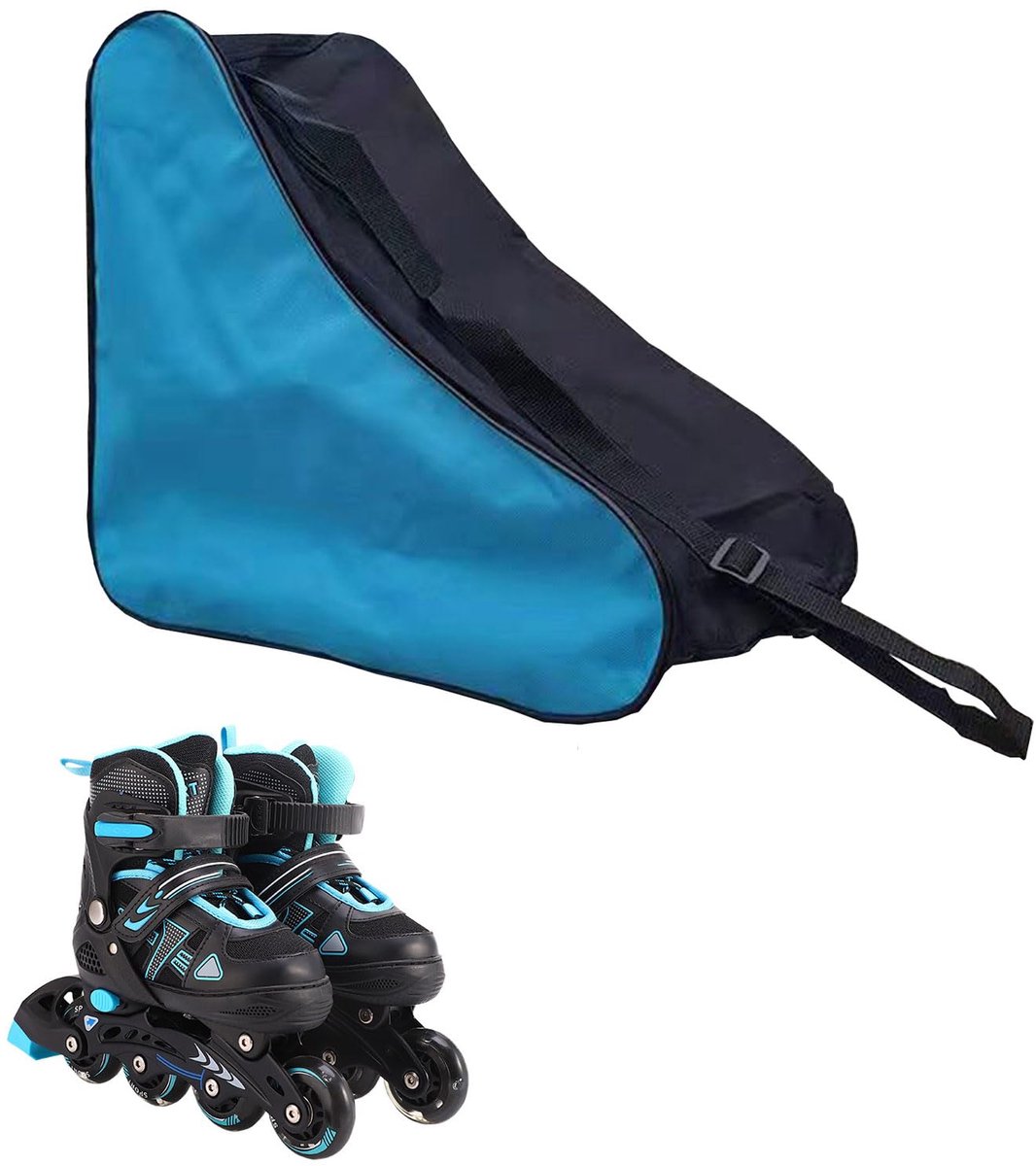 Dailygoods - Roller Skates Bag - Unisex Skatebag voor Kinderen en Volwassenen