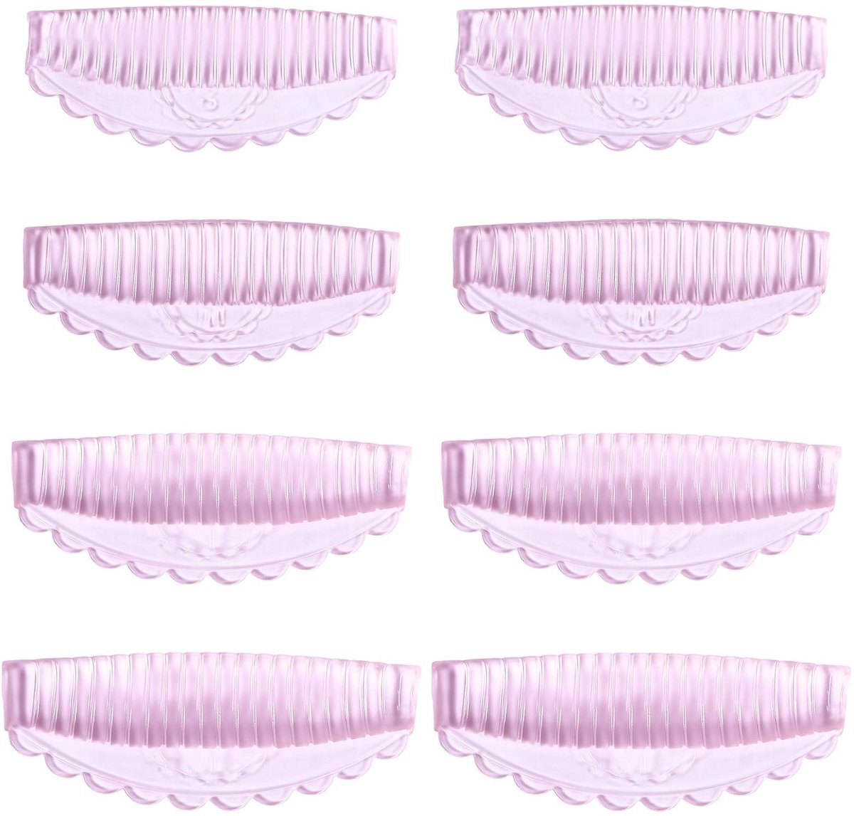 Dailygoods - 8 Stuks Zelfklevende Wimperlifting-Pads - Herbruikbaar en Siliconen