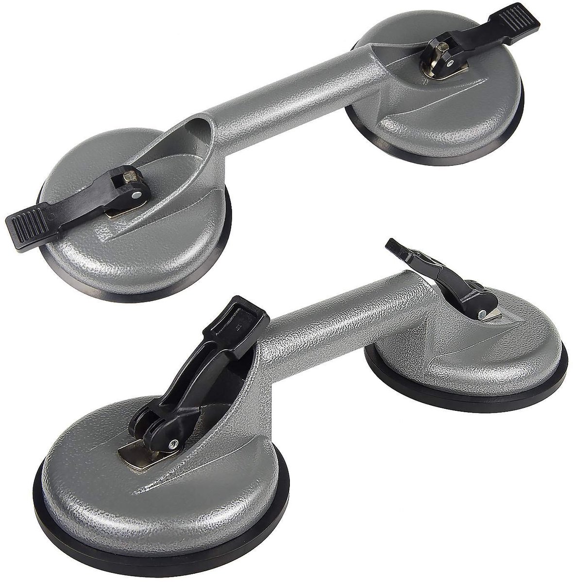 Dailygoods - Zuignappen Set van 2 - 100 kg Vacuüm Heffend voor Gladoppervlak