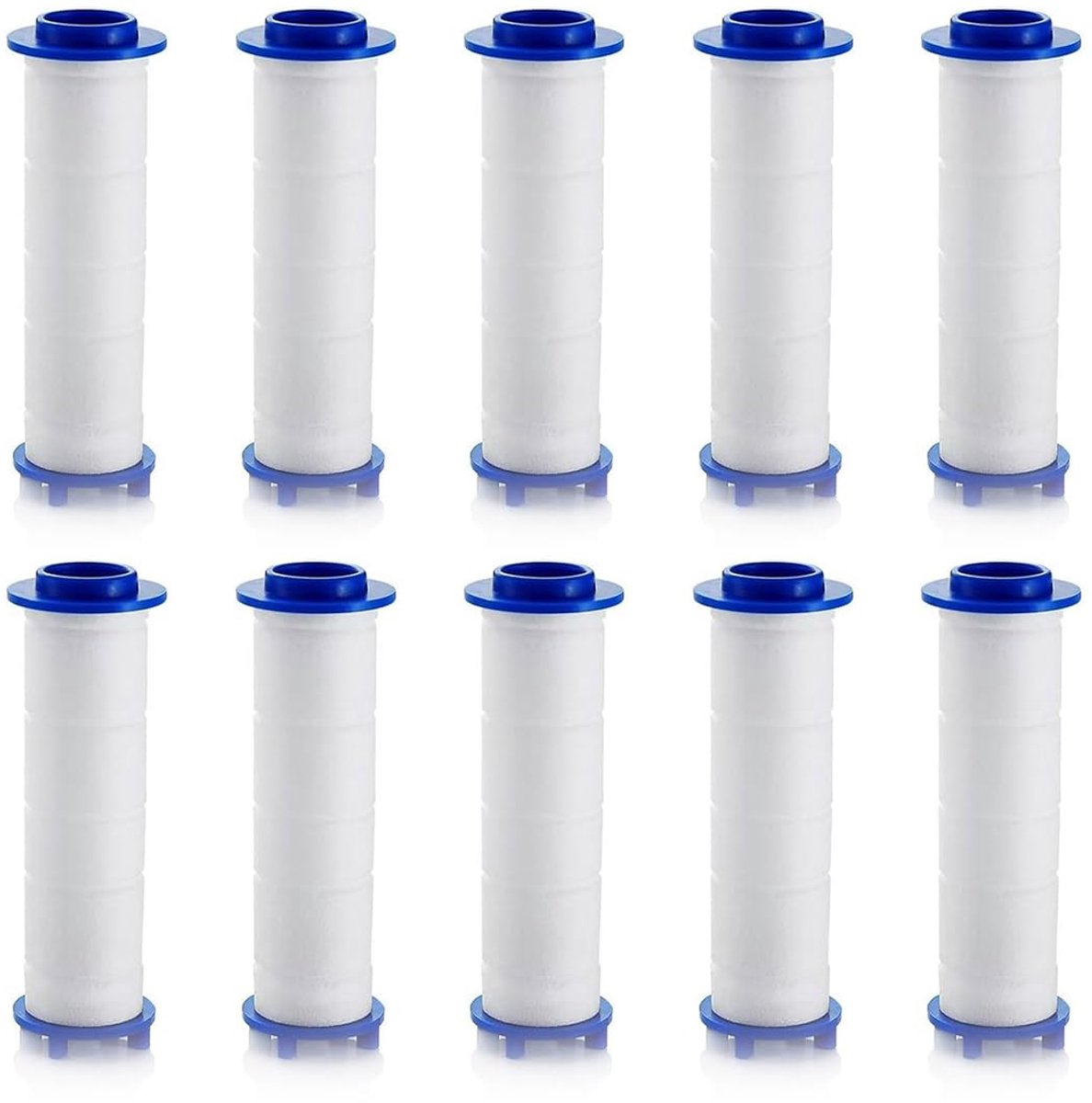 Dailygoods - Vervangbare Douchefilters 10 Stuks - Handdouche Filter voor Chloor en Fluorid