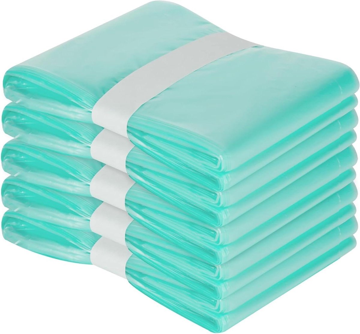 Navulfolies Luieremmer - Navullingen Luierdispenser - Hygiënisch Luiers Verwerken - 7-Laags Barrièretechnologie - 5 Rollen - Groen