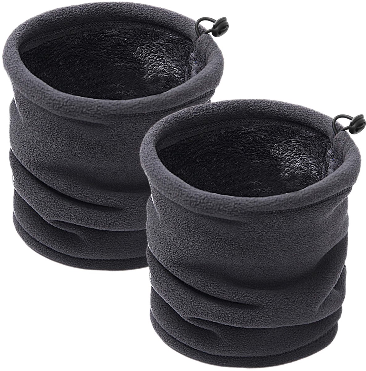 Dailygoods - Pack van 2 Winter Nekwarmers voor Mannen en Vrouwen - Voor Motorfiets, Skiën en Sport