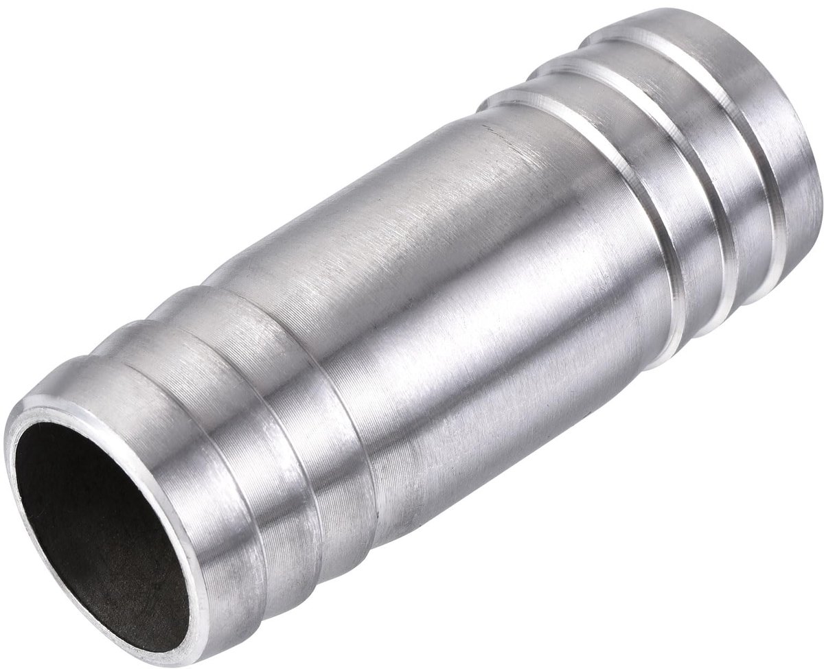 Dailygoods - Barb Slangverbinder - 25 x 65mm Koppeling voor Water en Olie