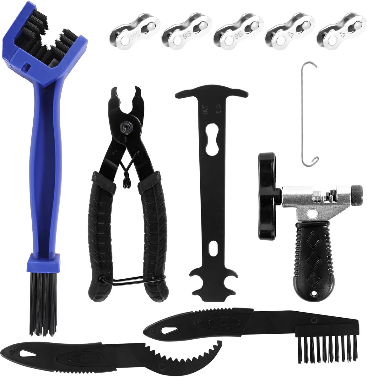 Dailygoods - Kettingklinknagels Fiets 12 Stuks - Fietsketting Gereedschap Set