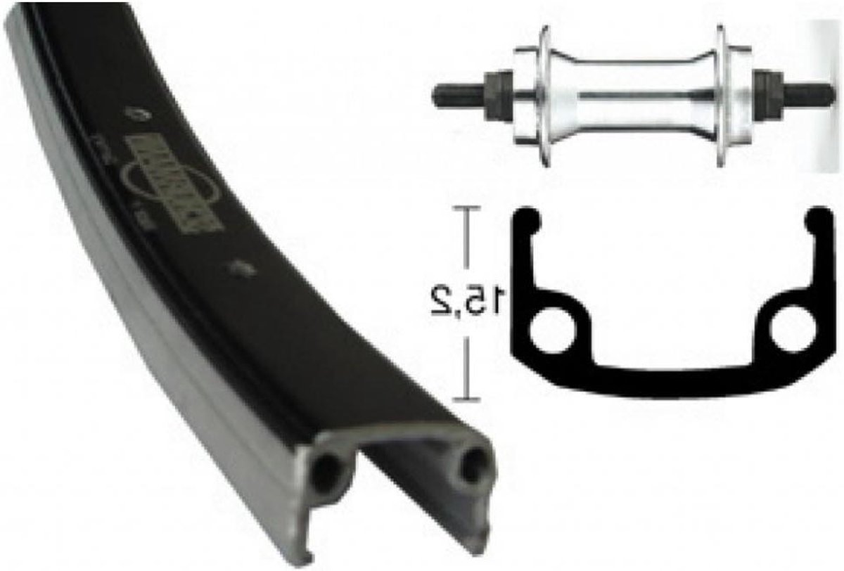 Voorwiel Fiets - Fietswiel Zilver - Fiets Reparatie - Met Naafdynamo - 28 Inch - Zilver