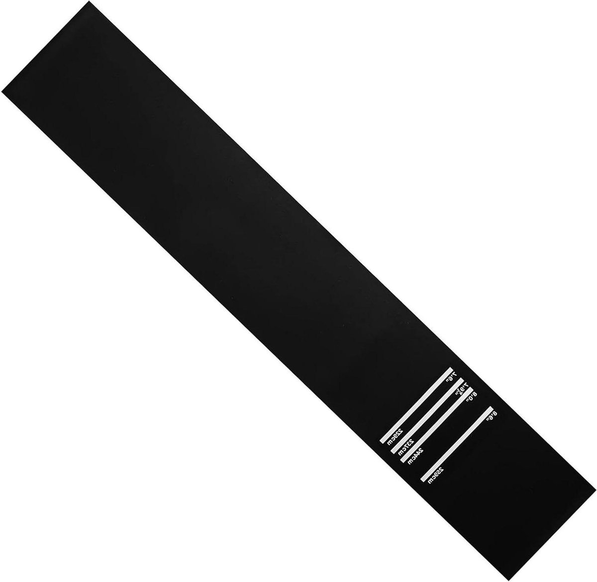 Dartmat met Werplijnen - Darttapijt Runner - Nauwkeurig Darten - Schokabsorberend Antislip - 300 x 34 cm - Grijs